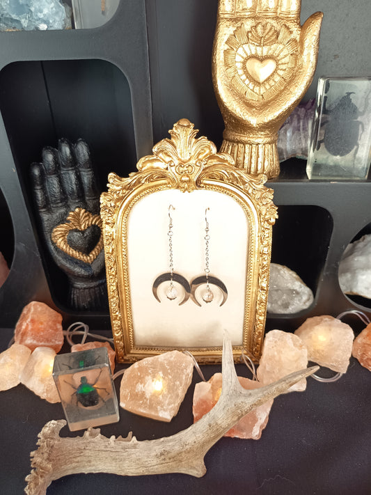 Boucles d'oreilles "Plume d'âme"