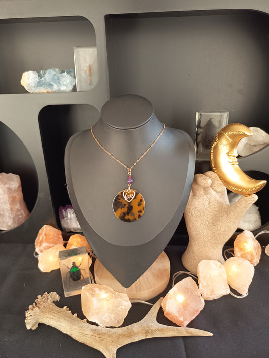 Collier "Songe violet"