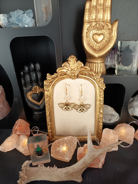 Boucles d'oreilles "Nectar solaire"