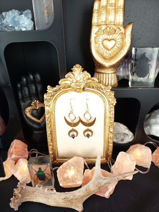 Boucles d'oreilles "L'initiée"