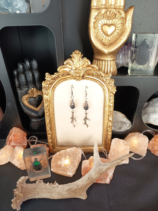 Boucles d'oreilles "Chant des ailes"