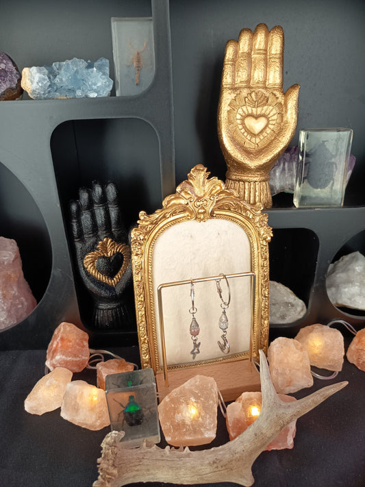 Boucles d'oreilles "Clair de lune"