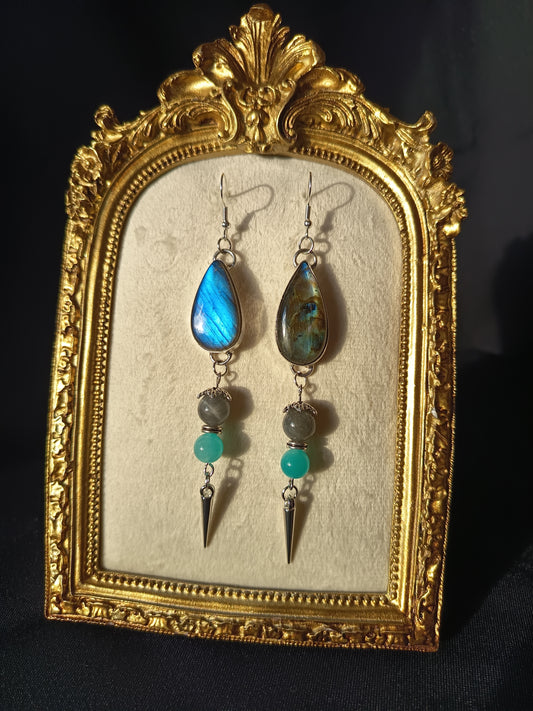Boucles d’oreilles – Lueurs des Profondeurs