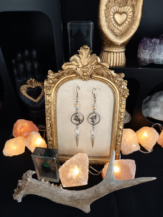 Boucles d'oreilles "Aura de sagesse"