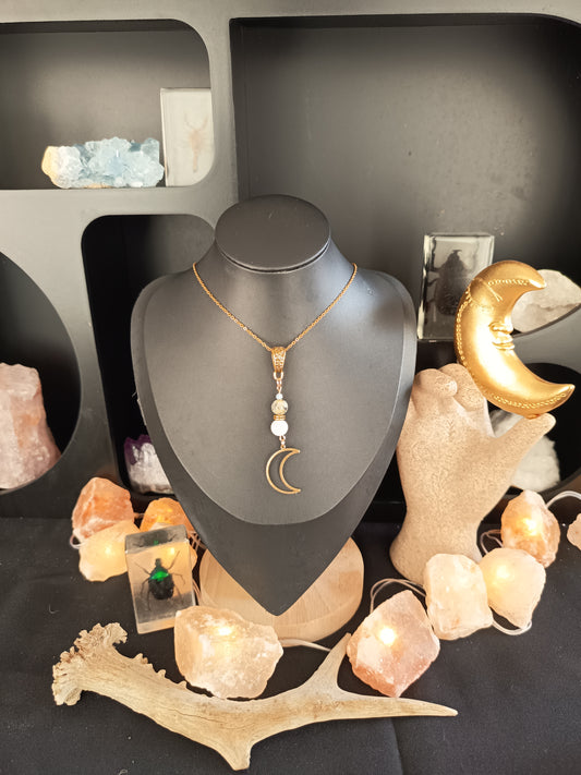 Collier "Encre de lune"