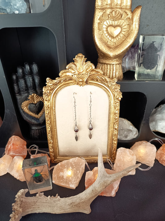 Boucles d'oreilles "L'âme ardente"